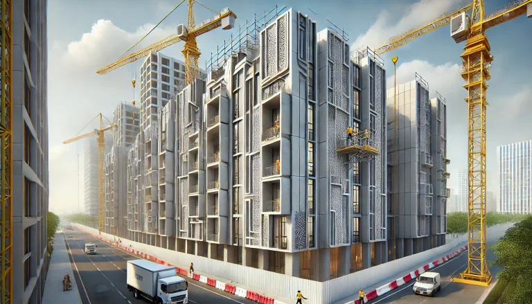 İnşaat sektörü için, Prekast Kaplama